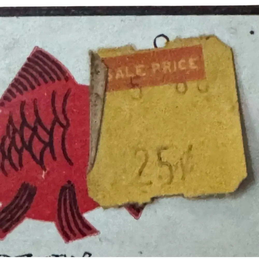 VTG Old Aquarium Pearlettes Pearl Chips Toledo Goldfish Company Box Flower Bulbs